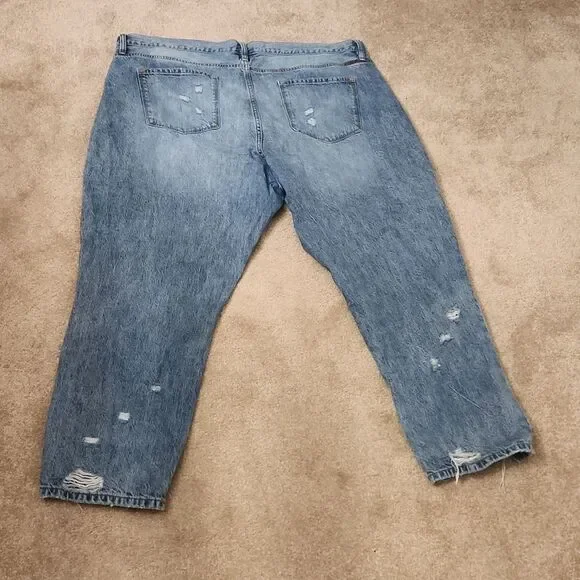 KanCan Light Wash Distressed Skinny Jeans Size 20 - Picture 7 of 11